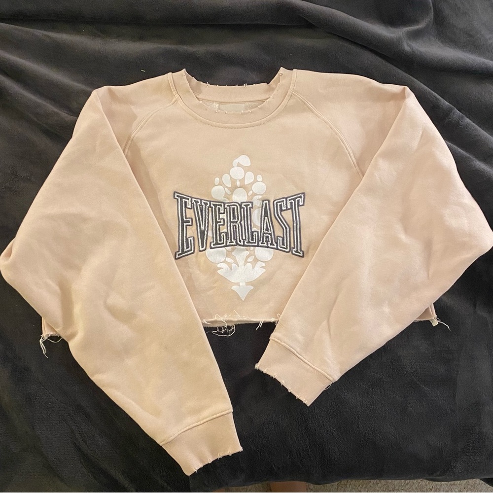 Free People x Everlast cropped crew neck